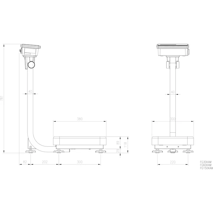 エー・アンド・デイ 台はかり 150kg(20g) EA715DD-150 4518340341852【別送品】