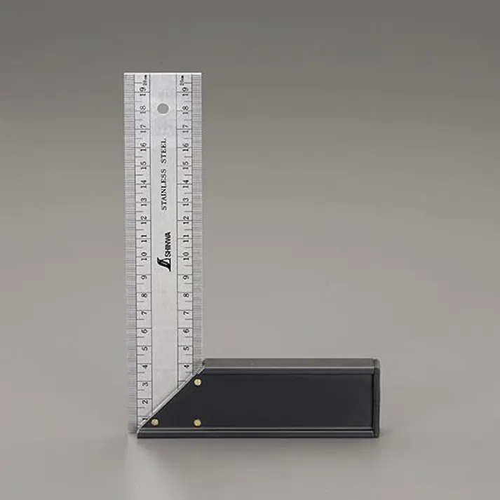 シンワ測定 300x130mm スクエアー・アルミ台付 建築関連測定 4550061446386 EA719AC-2A(CDC)【別送品】