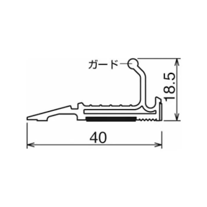 TJMデザイン(TaJIma) カッターガイド(スリムタイプ) 1000mm EA720Y-30 4548745898415【別送品】