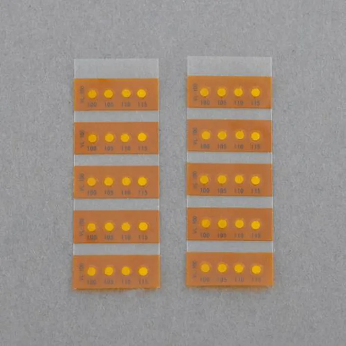 日油技研工業 120~135℃ 示温材(真空用サーモラベル/10枚) 温度・湿度計 4550061855034 EA722ZG-120(CDC)【別送品】