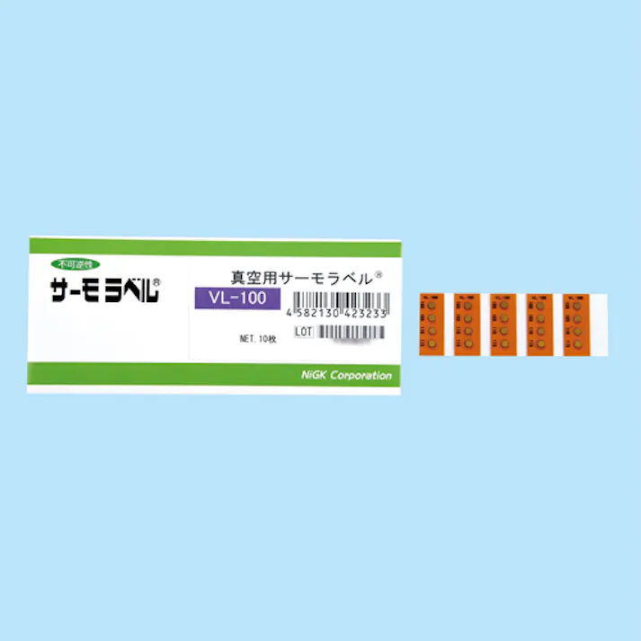 日油技研工業 示温材(真空用サーモラベル/10枚) 60~75℃ EA722ZG-60 4550061855010【別送品】