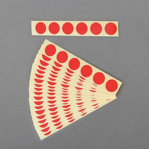 日油技研工業 示温材(サーモワッペン/120枚) 50℃ EA722ZM-50 4550061724200【別送品】