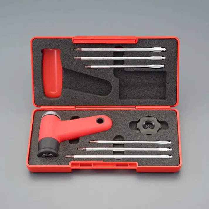 PBSWISSTOOLS 3.2-16.0Nm トルクドライバーセット(Torx・Hexビット) トルクドライバー(PB) 4550061691694 EA723PB-80(CDC)【別送品】