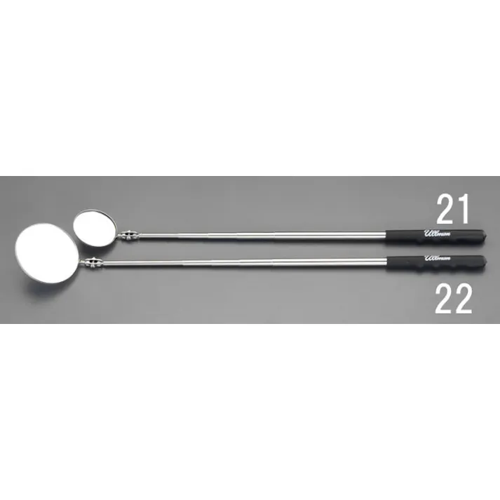 点検ミラー(伸縮柄) φ57/381-1308mm EA724CD-21 4548745032307【別送品】