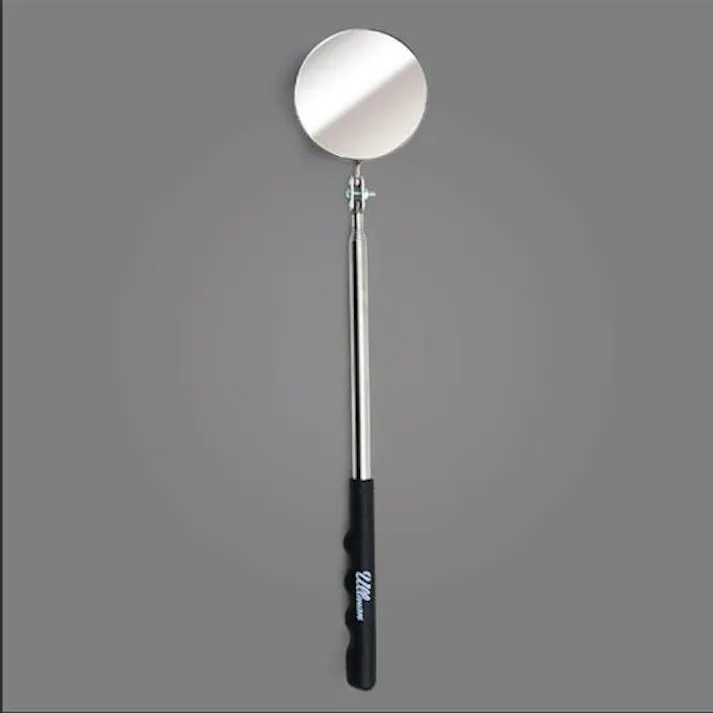 点検ミラー(伸縮柄) φ82/406-1333mm EA724CD-22 4548745032321【別送品】