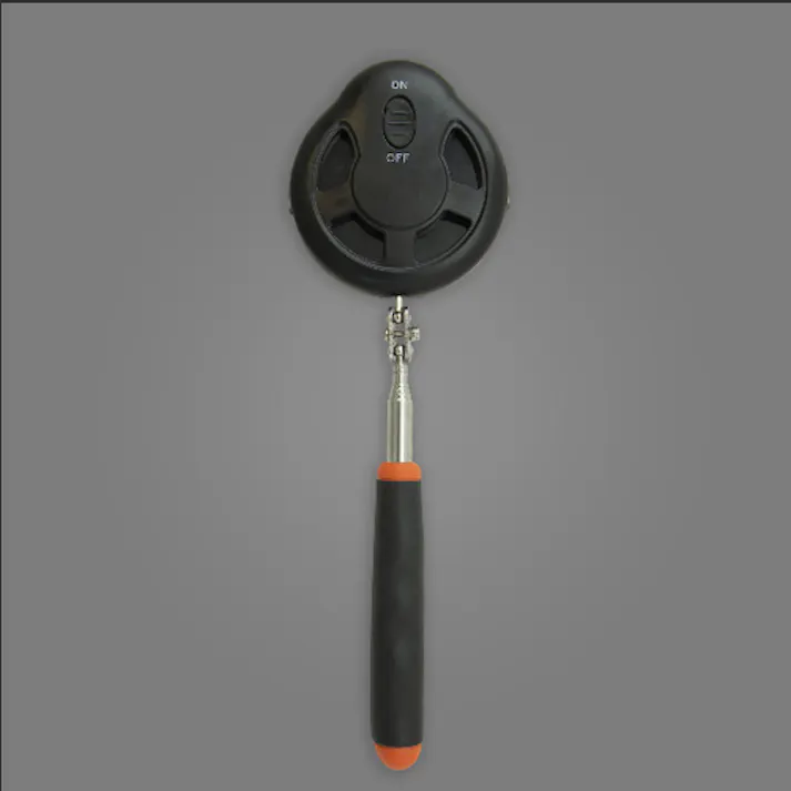 点検ミラー(伸縮/LEDライト付) φ85/170-768mm EA724CD-25 4548745165470【別送品】