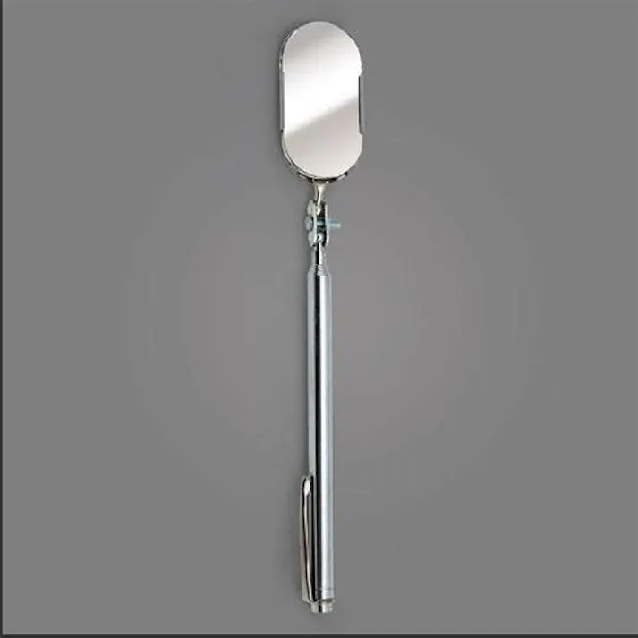 点検ミラー(伸縮柄) 25x50mm/184-500mm EA724CD-3 4518340854499【別送品】