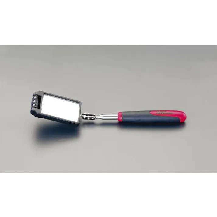 点検ミラー(伸縮/LED付) 46x67mm/269-754mm EA724CD-30 4548745365832【別送品】