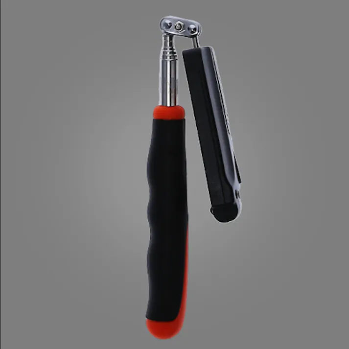 点検ミラー(伸縮/LED付) 46x67mm/269-754mm EA724CD-30 4548745365832【別送品】