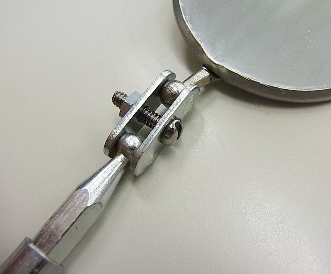 点検ミラー(伸縮型/2倍) φ57/254-355mm EA724EG-11 4518340854604