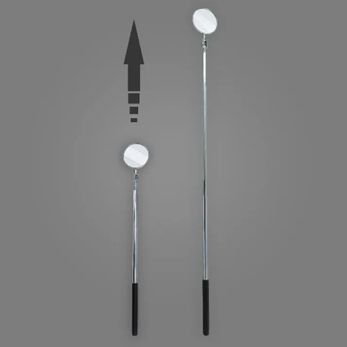 点検ミラー(伸縮型/2倍) φ57/406-660mm EA724EG-12 4518340854611【別送品】