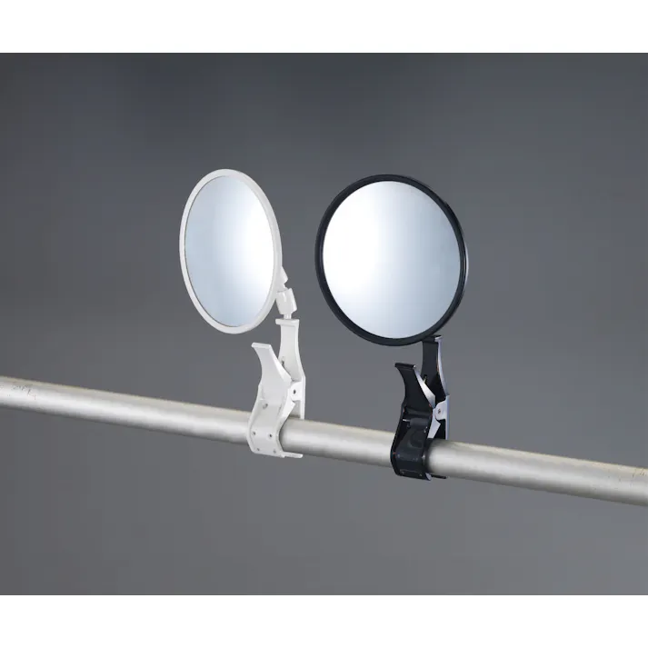 凸面ミラー(クリップ付/黒) φ148mm EA724Z-13D 4548745683233【別送品】