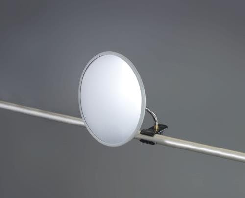 信栄物産 防犯ミラー(凸面・アクリル製/クリップ付) φ310mm EA724ZV-21 4548745746242【別送品】