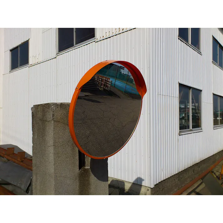 信栄物産 凸面ミラー(丸型・壁面用/アクリル製) φ800mm EA724ZY-2 4548745915648【別送品】