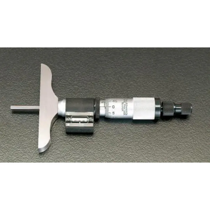 ESCO 0- 75mm デジタル デプスマイクロメーター 精密加工・測定道具 4518340228894 EA725FC-1(CDC)【別送品】
