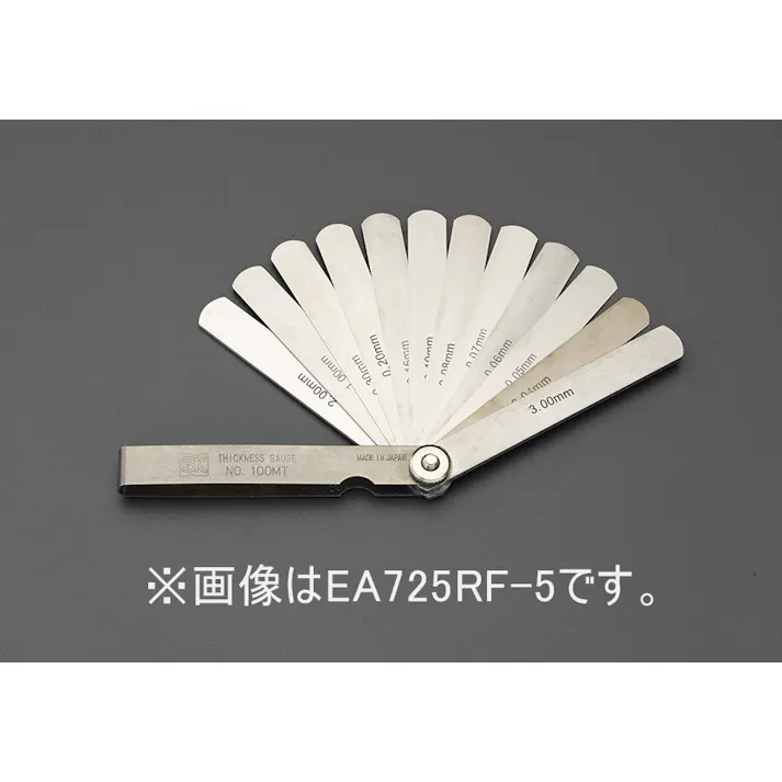 新潟精機 シクネスゲージ 100mm/19枚組 EA725RF-8 4548745579857【別送品】