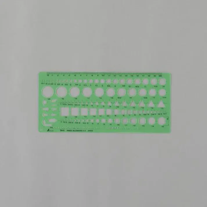 シンワ測定 一般記号定規 105x230mm EA736MB-44 4550061806159【別送品】