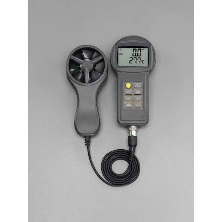 ESCO デジタル風速・風温計 温度・湿度計 4548745757156 EA739AR-2(CDC)【別送品】