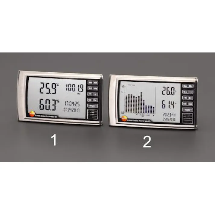 テストー(testo) デジタル最高最低温度・湿度・気圧計 温度・湿度計 4550061033692 EA742CD-1(CDC)【別送品】