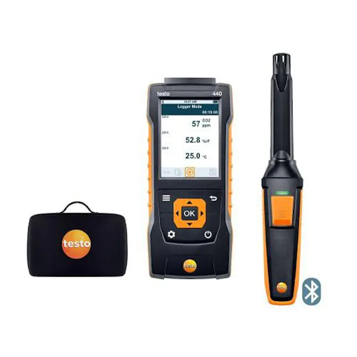 テストー(testo) マルチ環境計測器セット 温度・湿度計 4550061987506 EA743AK-110(CDC)【別送品】