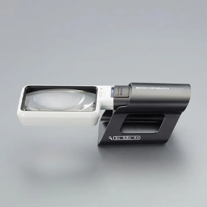 エッシェンバッハ光学 ルーペ(LEDライト付・角形) x3.0/90x55mm EA756C-35 4550061882092【別送品】