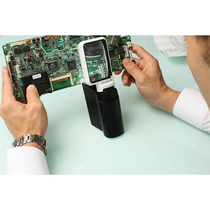 エッシェンバッハ光学 ルーペ(LEDライト付・角形) x3.0/90x55mm EA756C-35 4550061882092【別送品】