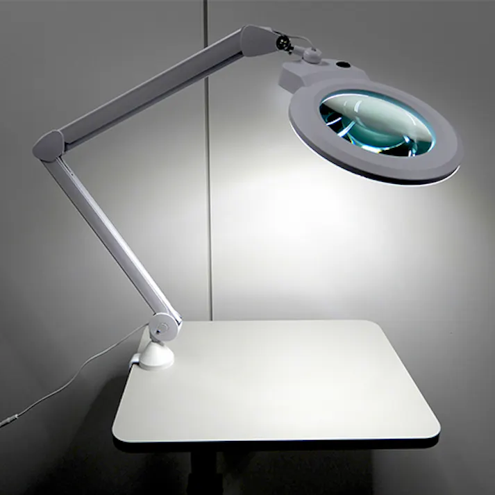 アームルーペ(56灯LEDライト付) x2.25/170mm EA756TW-2B 4550061438961【別送品】