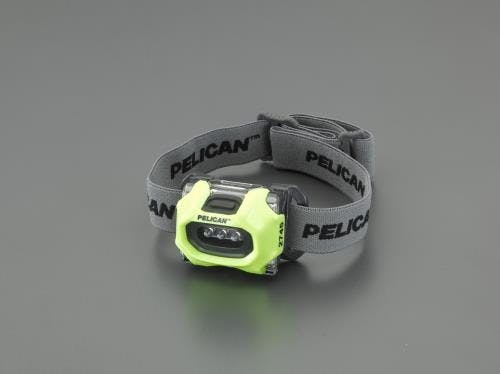 PELICAN PRODUCTS ヘッドライト/LED(防爆構造/黄) [単4x3本] EA758WB-21 4548745257069【別送品】