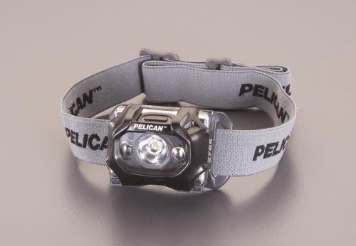 PELICAN PRODUCTS ヘッドライト/LED(防爆構造/黒) [単4x3本] EA758WB-27 4550061254486【別送品】