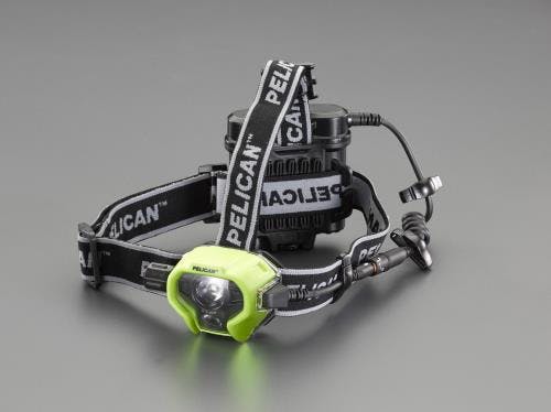 PELICAN PRODUCTS ヘッドライト/LED(防爆構造/黄) [単3x4本] EA758WB-31 4548745829921【別送品】