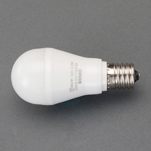 朝日電器(ELPA) AC100V/ 60W/E17/電球/LED(電球色) 電球・蛍光灯 