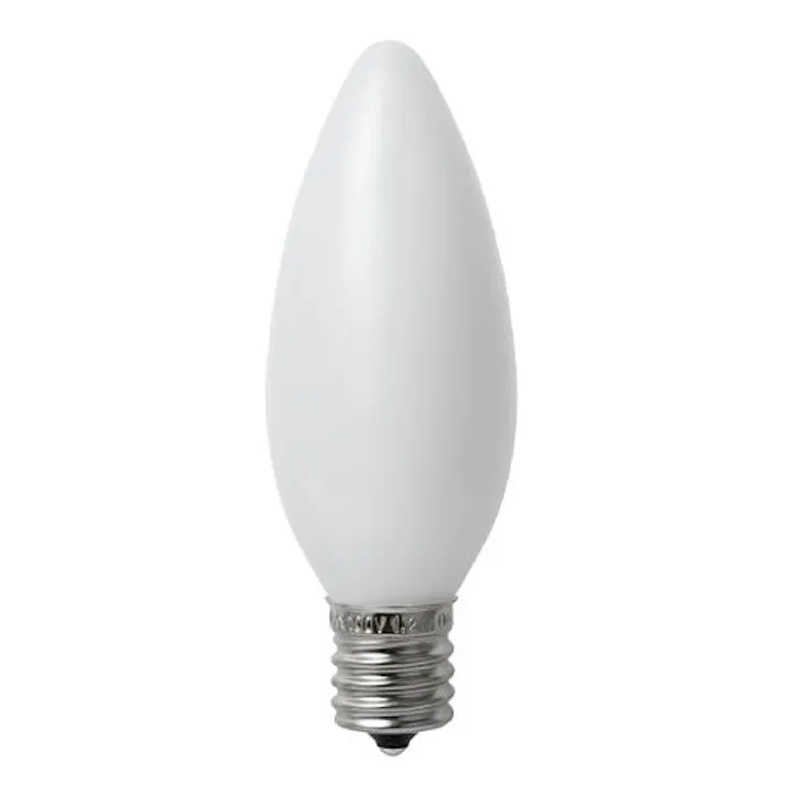 朝日電器(ELPA) AC100V/1.2W/E17 LEDシャンデリア電球(電球色) 電球・蛍光灯 4550061994313 EA758XA-133(CDC)【別送品】