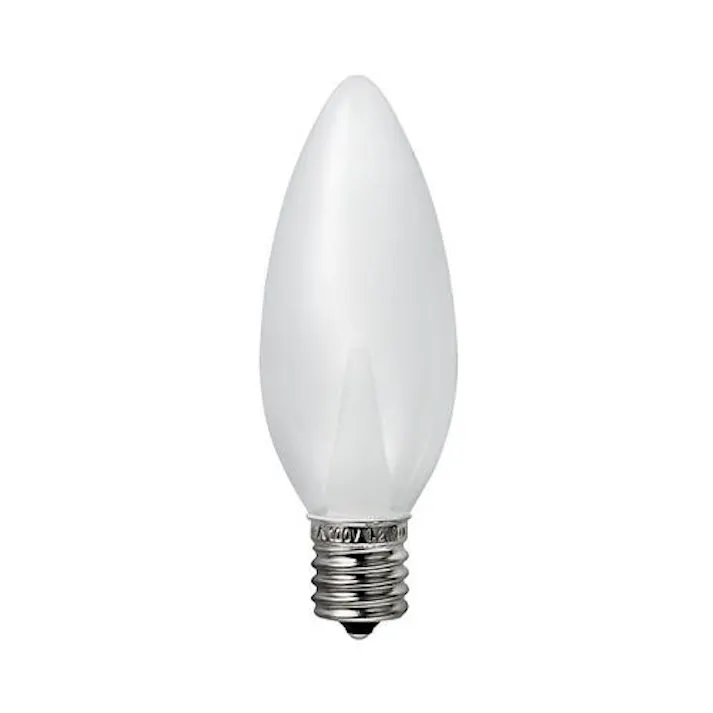 朝日電器(ELPA) AC100V/1.2W/E17 LEDシャンデリア電球(クリア電球色 電球・蛍光灯 4550061994320 EA758XA-134(CDC)【別送品】