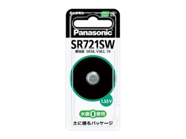 パナソニック(Panasonic)  (SR721SW)1.55V 酸化銀電池(時計用) 電池 4518340756731 EA758YE-19(CDC)【別送品】