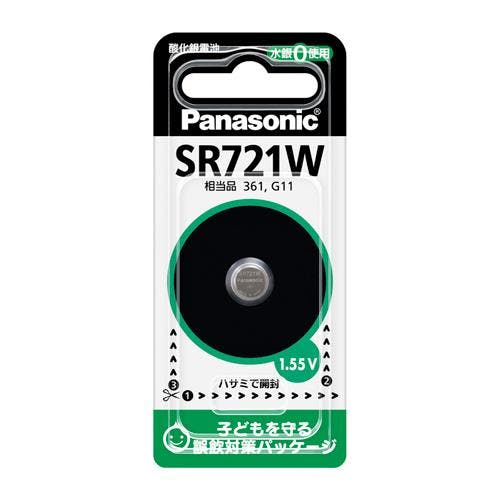 パナソニック(Panasonic) 酸化銀電池(時計用) (SR721W) 1.55V EA758YE-29 4550061500682【別送品】