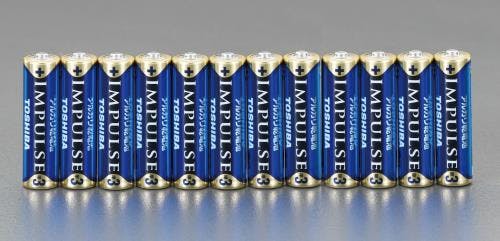 アルカリ乾電池(IMPULSE) [単3x12本] EA758YT-3B 4548745576030【別送品】