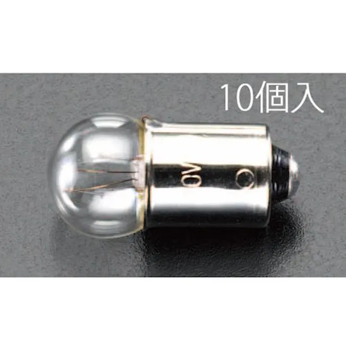 ESCO 12.0V/0.11A/BA9S パイロット球(10個) 電球・蛍光灯 4550061939376 EA758ZA-102(CDC)【別送品】