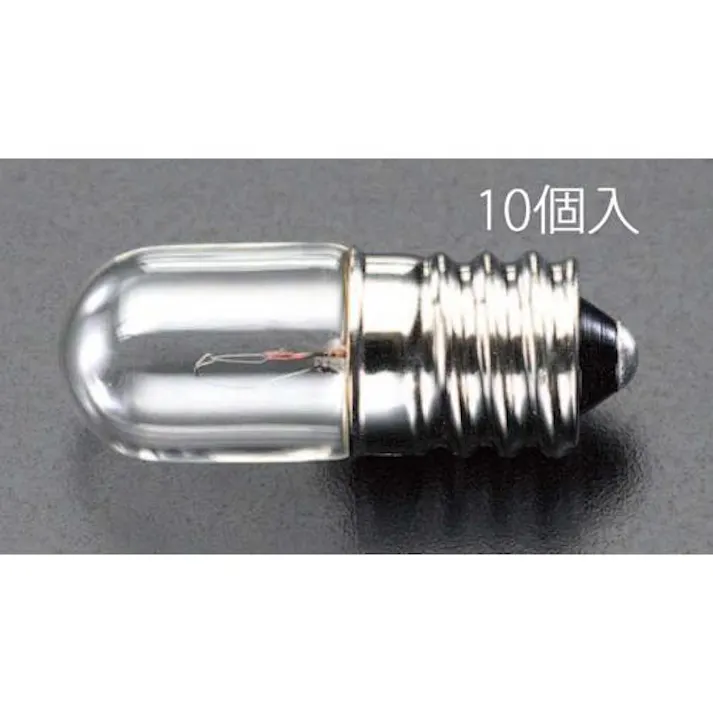 ESCO 28.0V/0.11A/E12 パネル球(10個) 電球・蛍光灯 4550061939444 EA758ZA-127(CDC)【別送品】