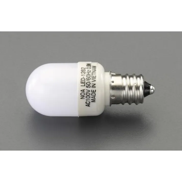 ESCO 0.9W/ E12 ナツメ球(LED) 電球・蛍光灯 4550061086674 EA758ZA-81A(CDC)【別送品】