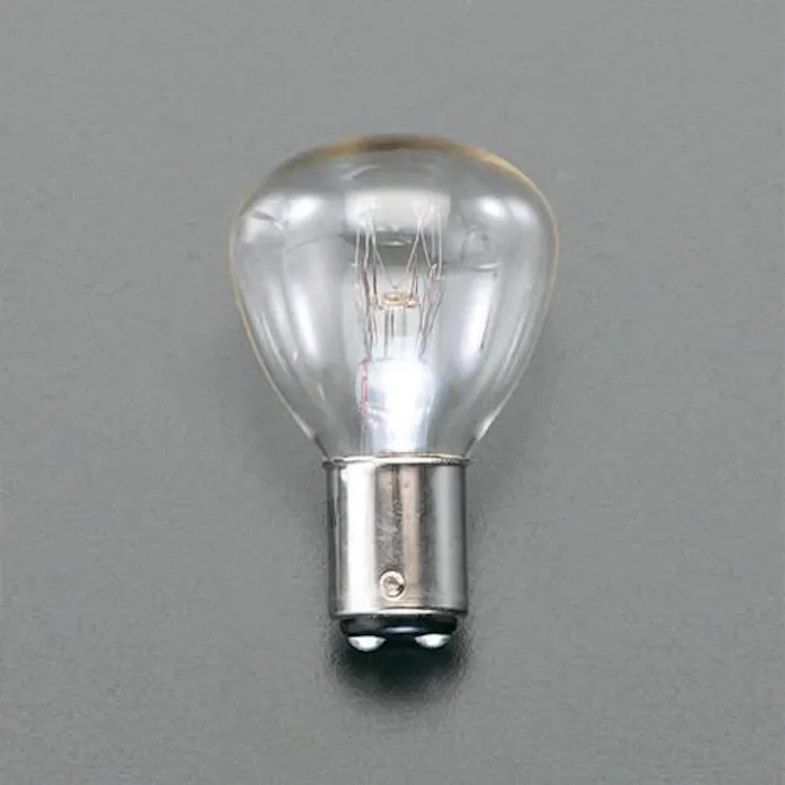 ESCO AC220V/40W 電球(ダブルベース回転灯用/2個) 電球・蛍光灯 4518340237162 EA758ZK-56(CDC)【別送品】