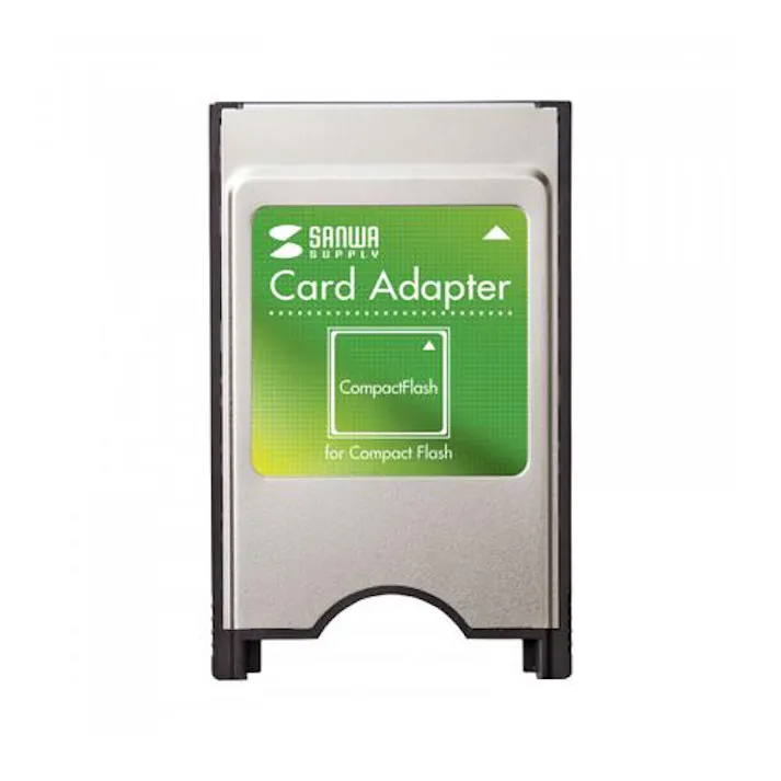 サンワサプライ コンパクトフラッシュ(Type I)アダプタ オフィス用品、備品 4550061932254 EA759GH-6A(CDC)【別送品】