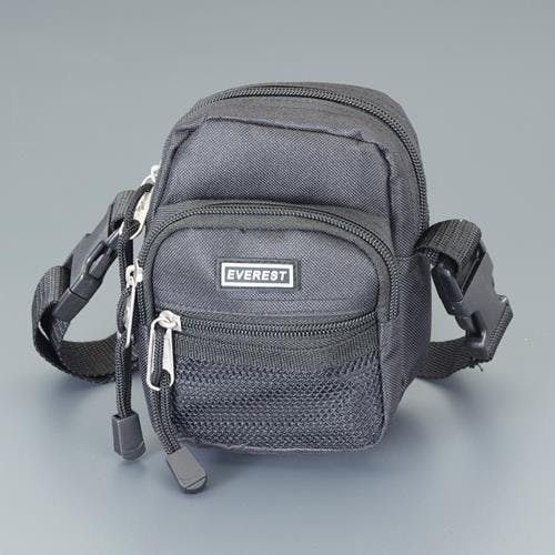 カメラポーチ(黒/ショルダーストラップ付) 89x38x153mm EA759ZA-201 4550061501757【別送品】