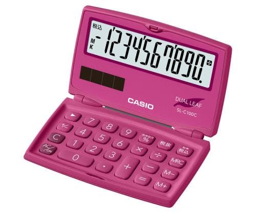 カシオ(CASIO) 手帳型計算機(ピンク) 10桁 EA761G-27B 4550061105061【別送品】