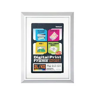ナカバヤシ デジタルプリントフレーム 2L/KG EA761LP-2A 4548745495751【別送品】