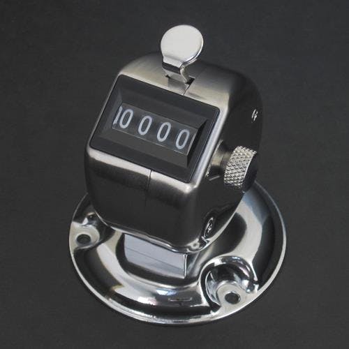 京北計器工業 数取器(台付き) [4桁] EA762AA-32 4550061661741【別送品】