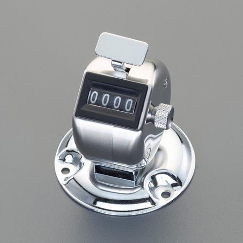 京北計器工業 数取器(台付き・大ボタン) [4桁] EA762AA-42 4550061748978【別送品】