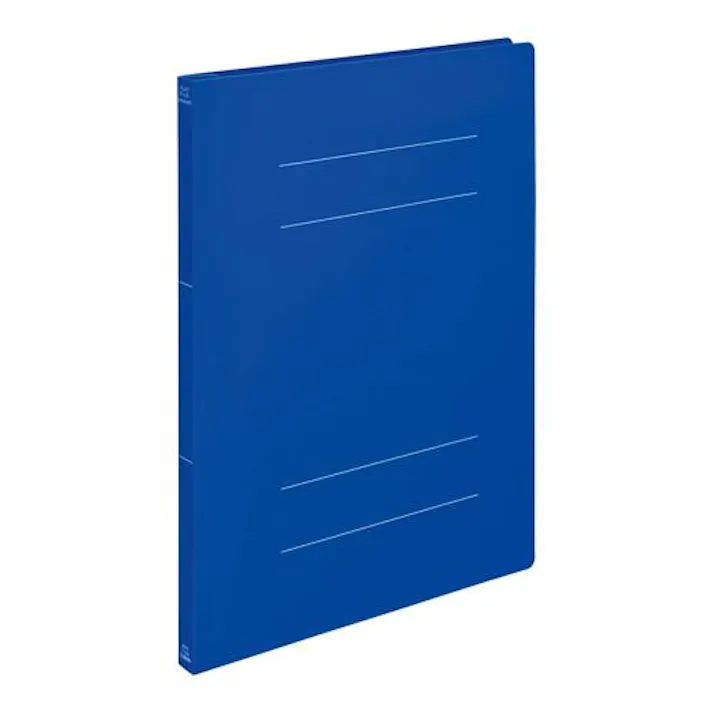 ライオン事務器(LION) A4 フラットファイル(青) ファイル 4550061918975 EA762CD-22B(CDC)【別送品】