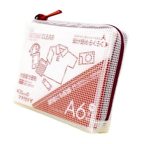 サクラクレパス メッシュケース(レッド) A6/130x165x30mm EA762CF-347 4550061679357【別送品】