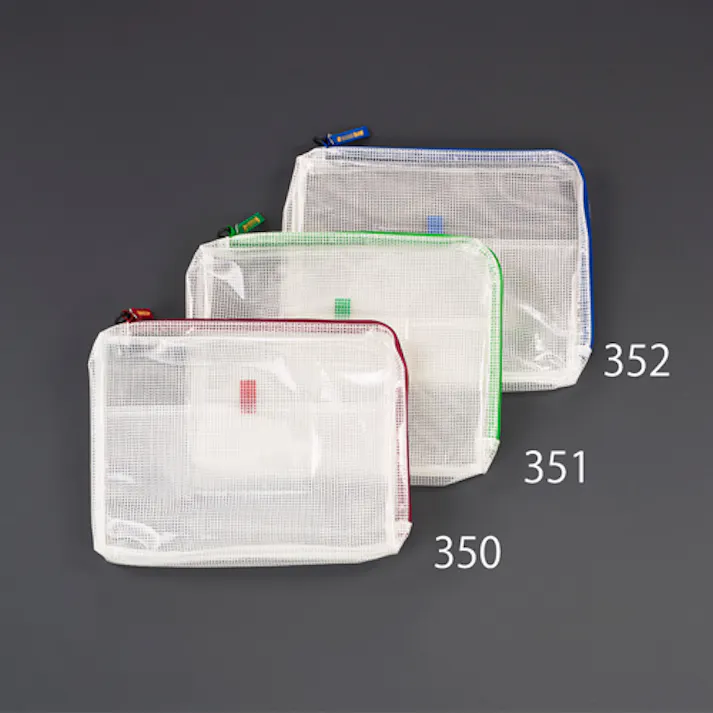 サクラクレパス メッシュケース(レッド) A6/130x165x30mm EA762CF-347 4550061679357【別送品】