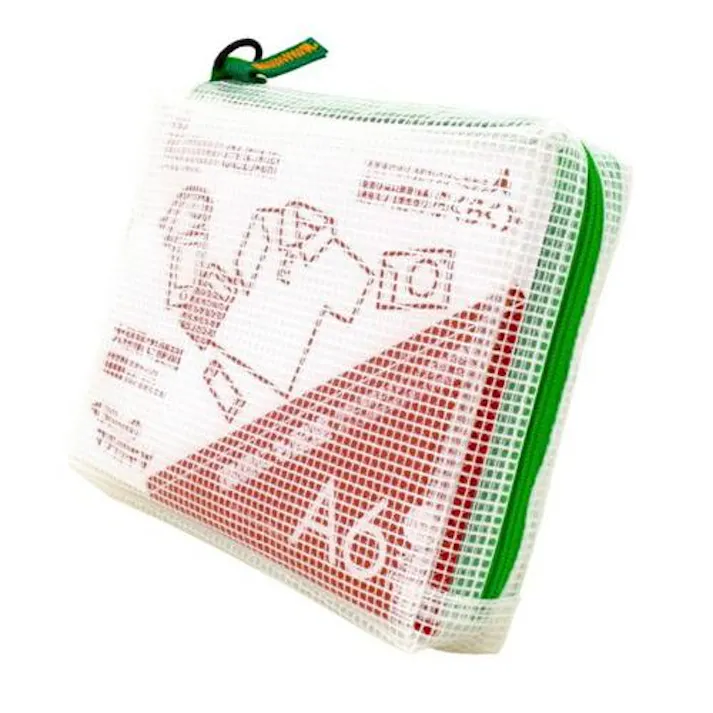 サクラクレパス メッシュケース(グリーン) A6/130x165x30mm EA762CF-348 4550061679364【別送品】